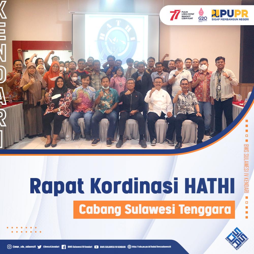 Rapat Koordinasi HATHI Cabang Sulawesi Tenggara